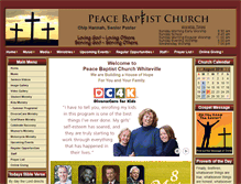 Tablet Screenshot of peacebc.org